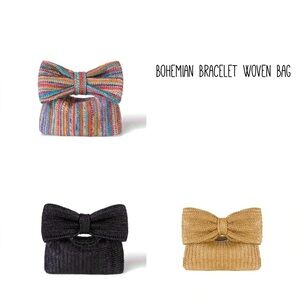 NWT-Bohemian Bracelet Woven Bag
